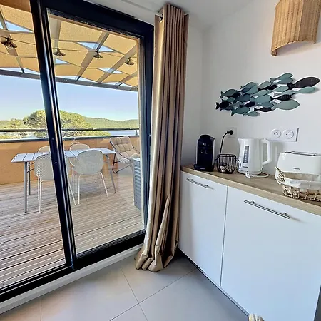 Appt T3 Terrasse Dans Bord De Avec Piscine 아파트 피아노톨리-카르다렐로