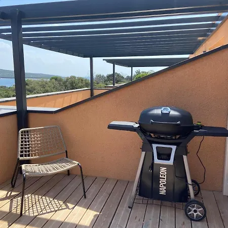 Appt T3 Terrasse Dans Bord De Avec Piscine Pianottoli-Caldarello (Corsica)