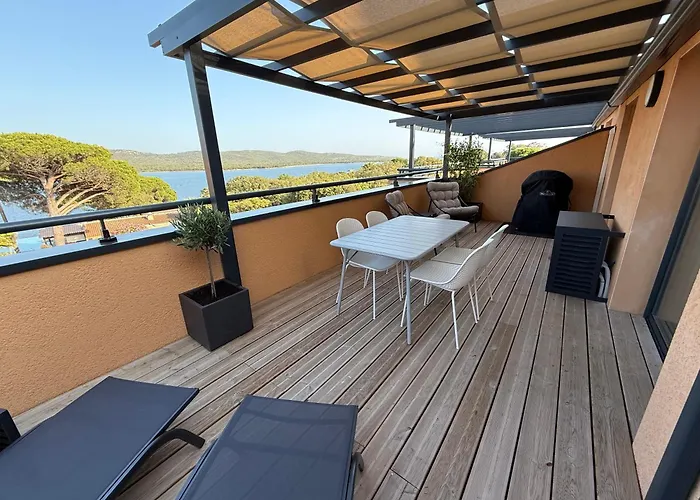 Appt T3 Terrasse Dans Bord De Avec Piscine * Pianottoli-Caldarello (Corsica)