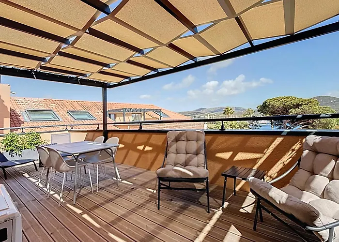 Appt T3 Terrasse Dans Bord De Avec Piscine 公寓 皮诺托里卡尔达雷洛